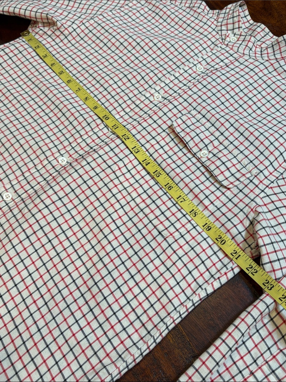 Vintage Ralph Lauren Equestrian Windowpane Check Cotton Wool High Neck Top 8 - Picture 12 of 13